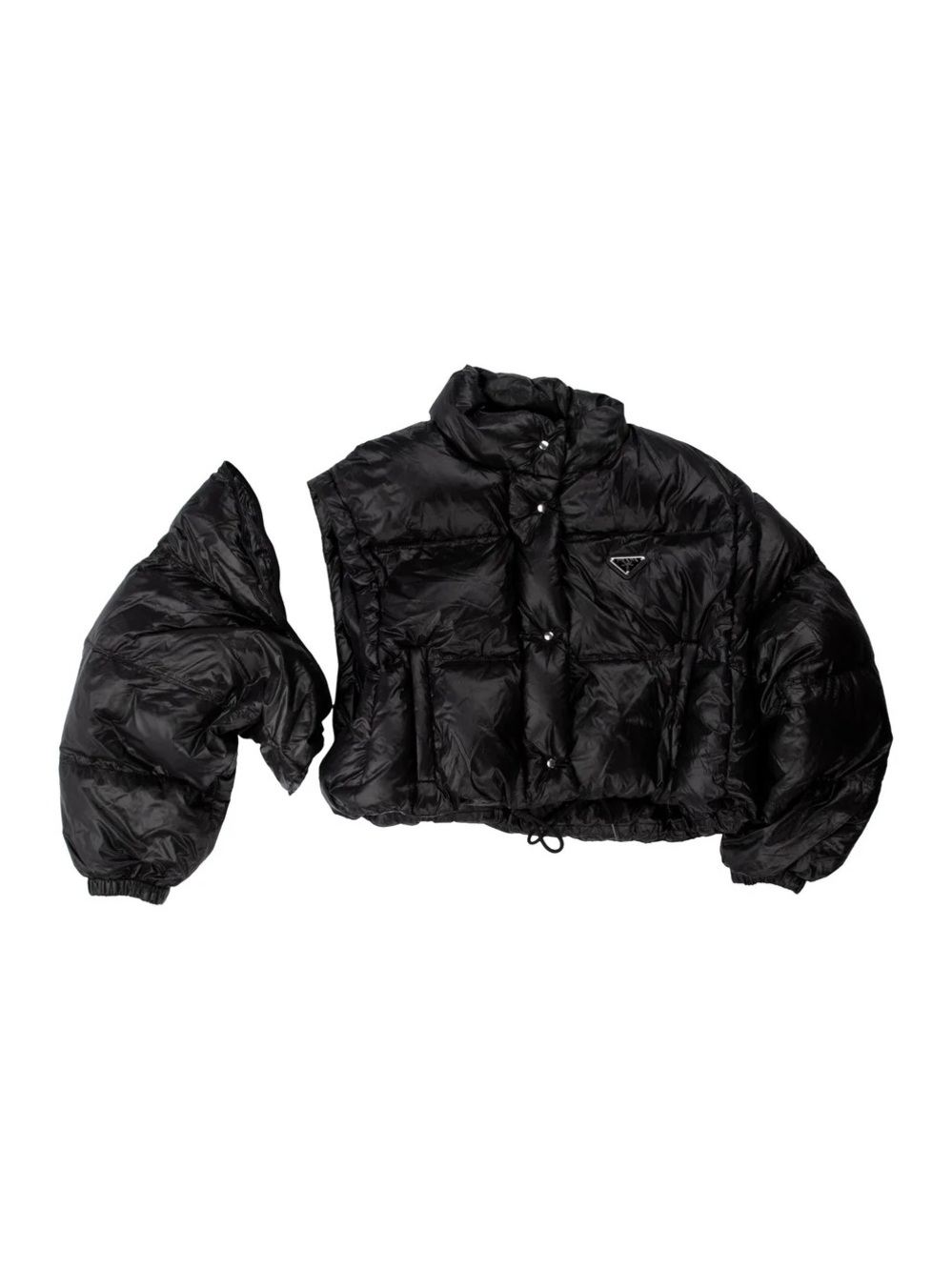 Prada Cropped Puffer Jacket Vest - Picture 16 of 16